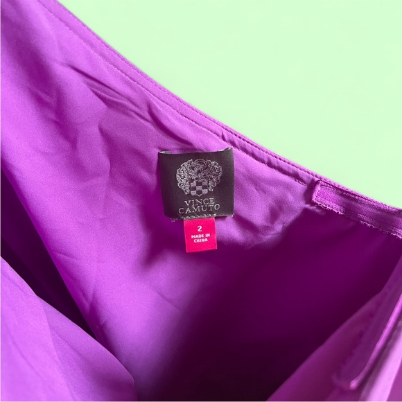 NWT Vince Camuto One Shoulder High/Low Gown - Picture 10 of 11